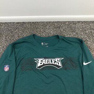 2018 Philadelphia Eagles Shirt Nike On Field Long Sleeve Mens Large Slim Fit